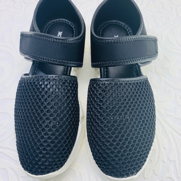Designer ALL Black mesh sneakers girls 1 - Picture 3 of 8